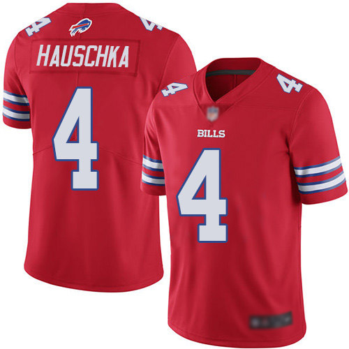Men Buffalo Bills #4 Stephen Hauschka Limited Red Rush Vapor Untouchable NFL Jersey->buffalo bills->NFL Jersey